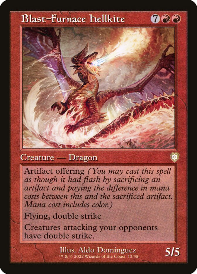 Blast-Furnace Hellkite - Magic the Gathering card